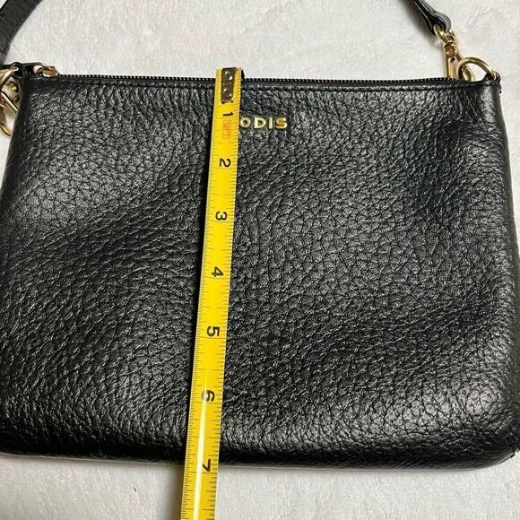 Lodis Pebbled Leather Wristlet Convertible Clutch - Picture 7 of 8